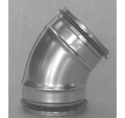 Lindab BFU Bøjning, 315 mm, 45 Grader, Falset