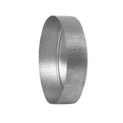 Lindab endebund EPF 63, galvaniseret, stål, 63mm rør, 40mm længde