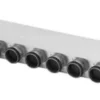 Lindab indomo fordelerboks MLU 160, Ø63 mm, 12 afgange, 1293 mm længde, 183 mm bredde, 88 mm højde