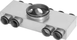 Lindab indomo fordelerboks MCU 200-76, 8 kanaler, type 116313