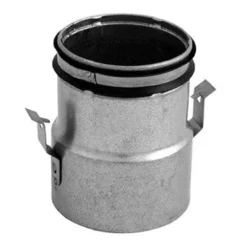 Lindab indomo reduktion RCFU 10076 LFPE, Ø100 til Ø76 mm
