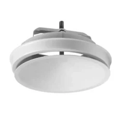 Lindab KIR125 Kontrolventil, Indblæsningsventil, 125 mm, RAL9003