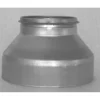 Lindab RCFU Reduktion, 400 - 315 mm, muffe/nippel, galvaniseret stål
