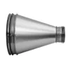 Lindab Reduktion Lang Centrisk RCLU, 1000 x 560 mm, nippel/nippel
