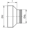 Lindab reduktion RCFU, 100-63 MF/NP