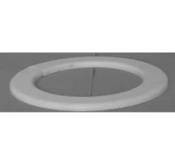 Lindab Væg Gennemføring, 125 mm, Plast, Hvid