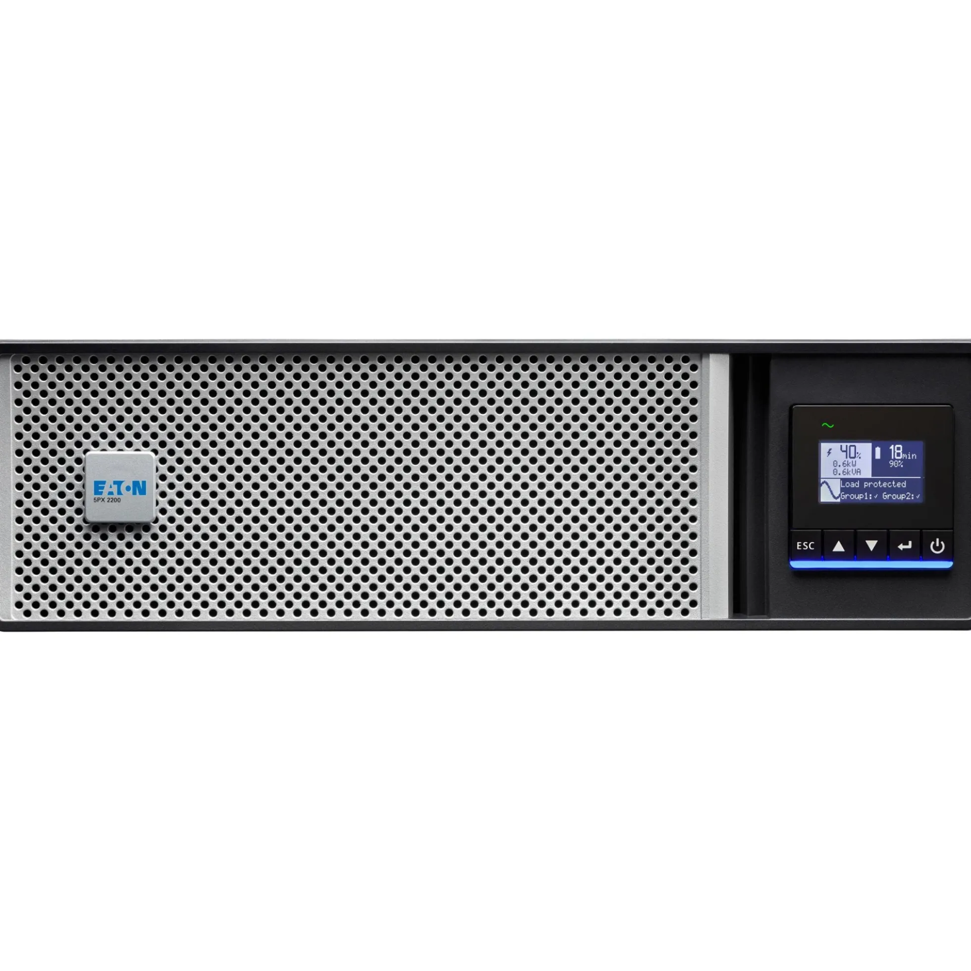 Line-Interactive UPS 5PX Gen2, 2200 VA, 2200 W, C20 input, (8)C13 (2)C19 output, 3U, rack/tower - Eaton