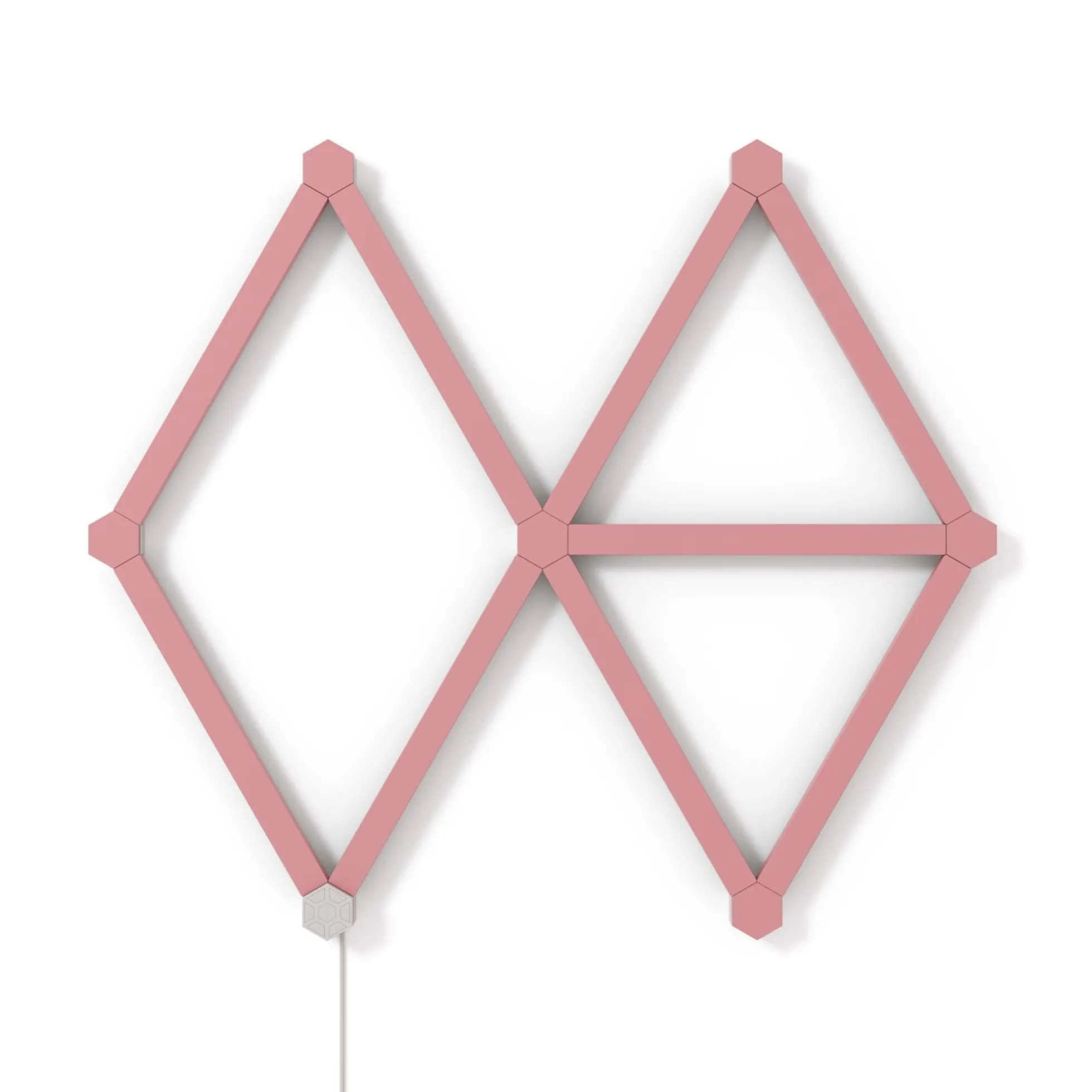 Lines Skin, mat pink, 9 stk. - Nanoleaf