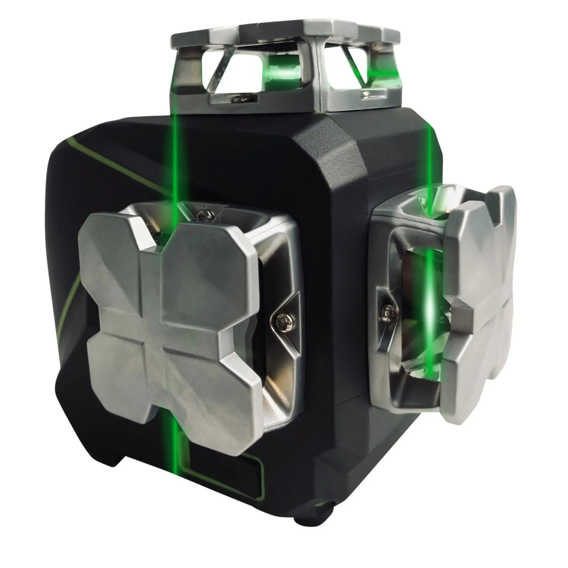 Linjelaser Elma Laser X360-3, grøn, 45m rækkevidde, ±3mm@10m nøjagtighed