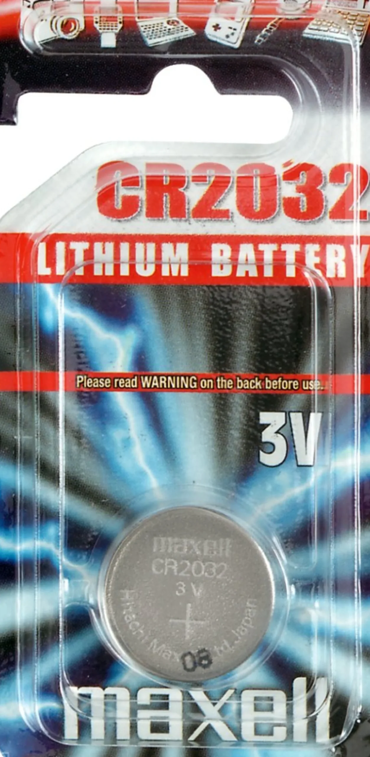 Lithium, 3V (CR2032), 1-pack