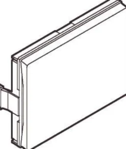 LK CLIC'LINE® - blænddæksel 2 modul