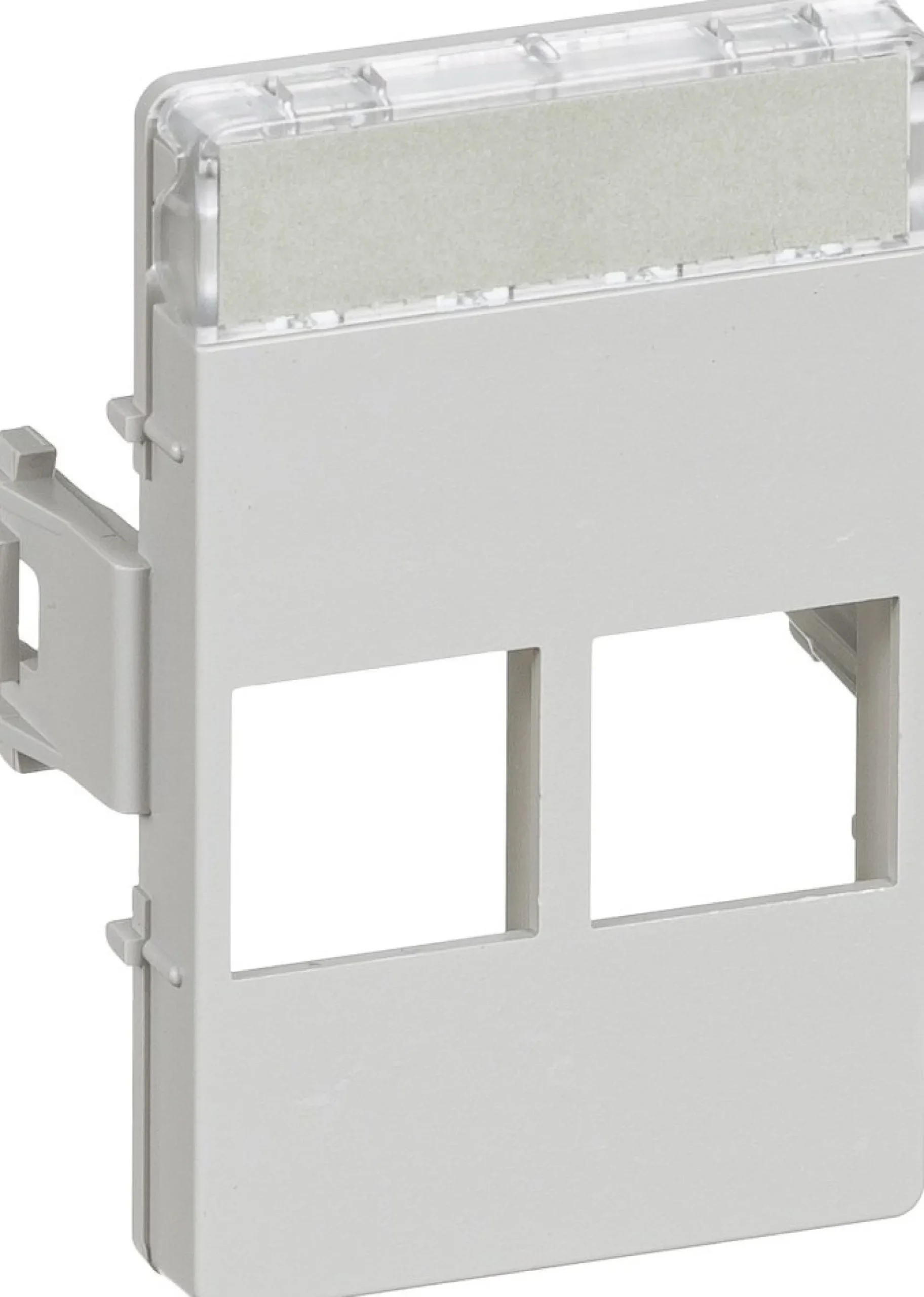 LK CLIC'LINE® Dataudtag 1 modul, til 2 stk. LexCom® RJ45 konnektor