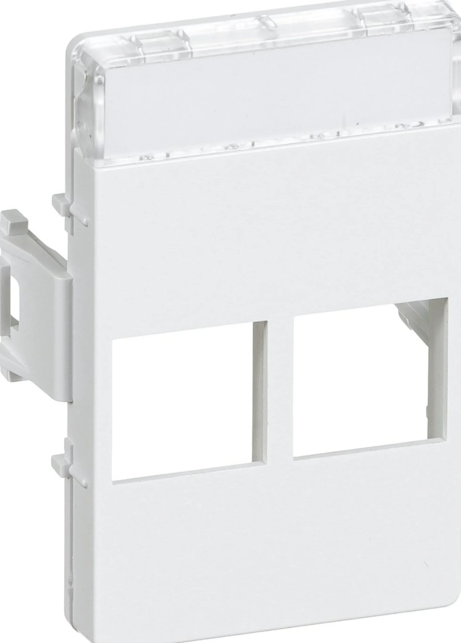 LK CLIC'LINE® Dataudtag 1 modul, til 2 stk. LexCom® RJ45 konnektor