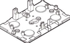 LK CLIC'LINE® - dobbelt bundplade - hvid