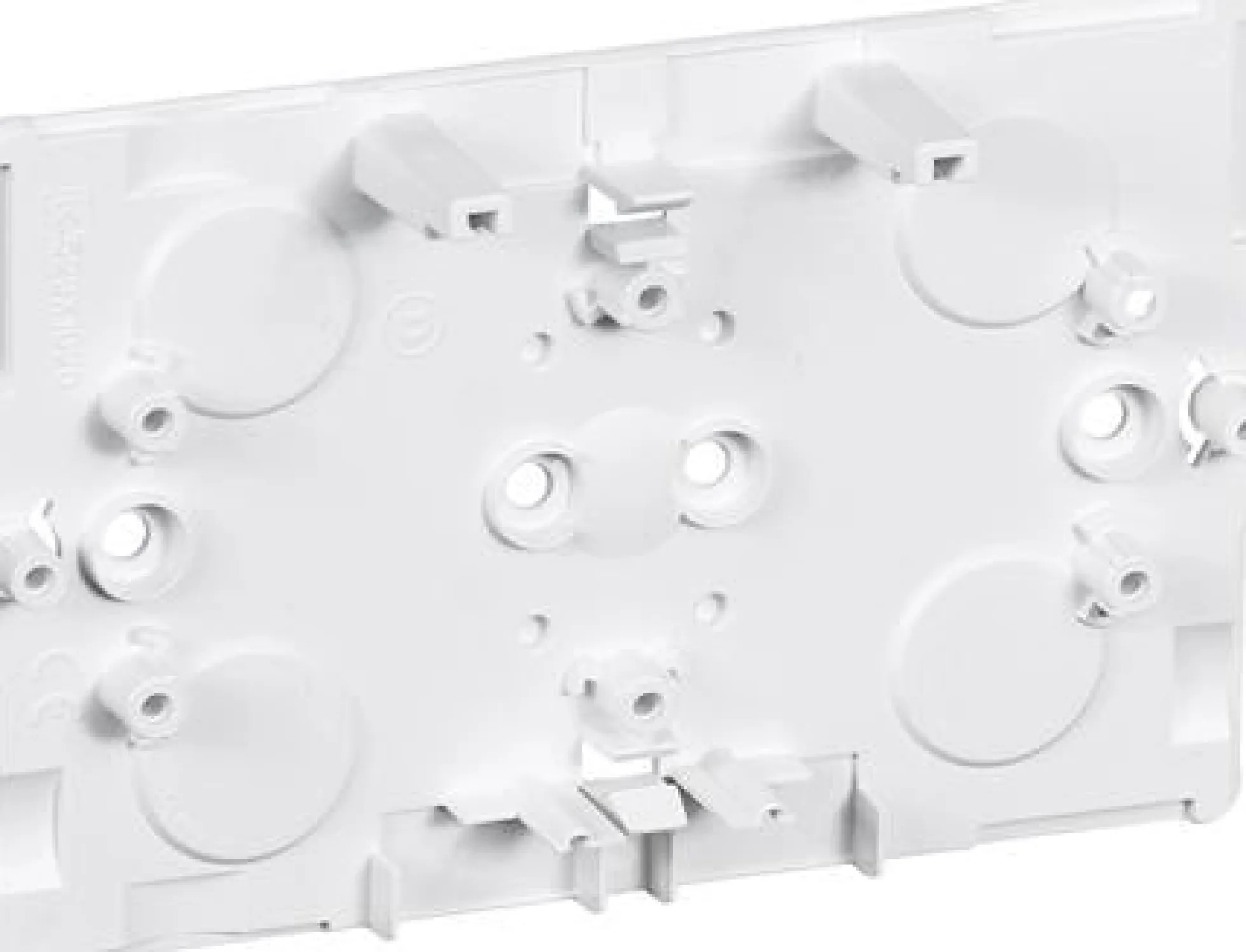 LK CLIC'LINE® - dobbelt bundplade - hvid