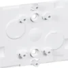 LK CLIC'LINE® - enkelt bundplade - hvid