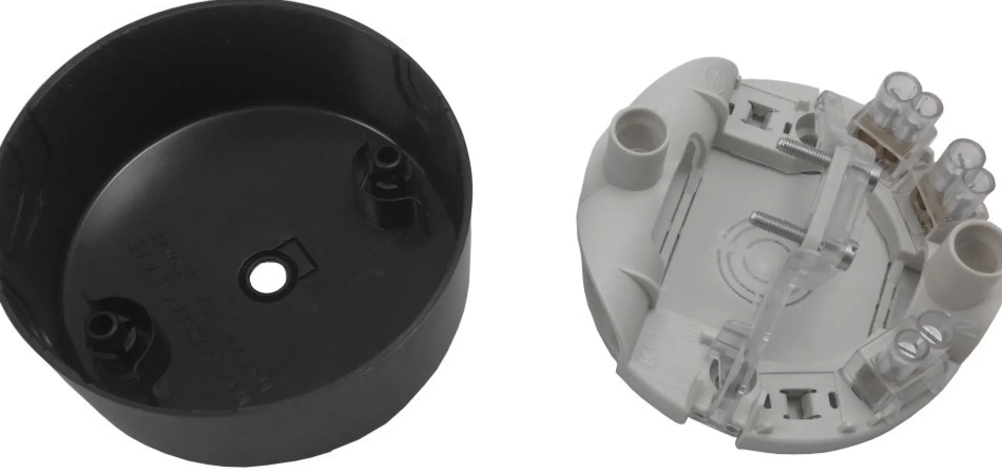 LK – Clips-roset Ø80 med 3 dobbelte klemmer (uden jord)