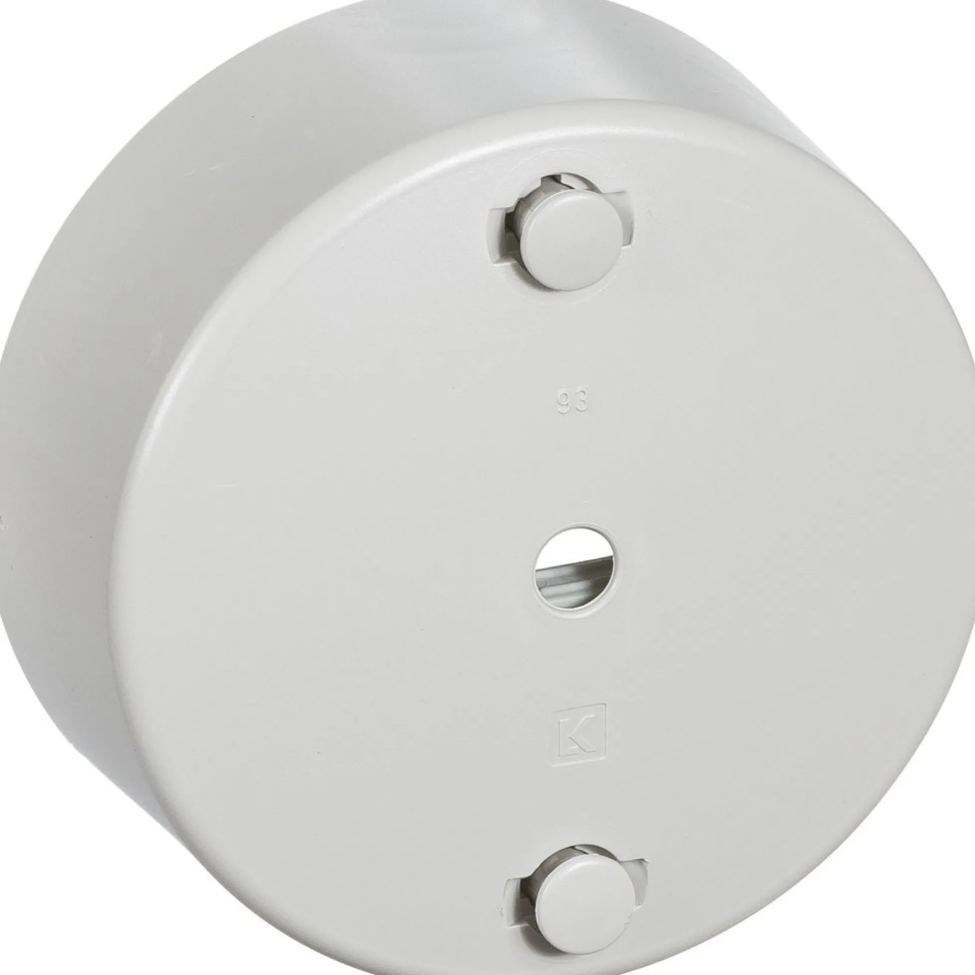 LK – Clips-roset Ø80 med 3 dobbelte klemmer (uden jord)
