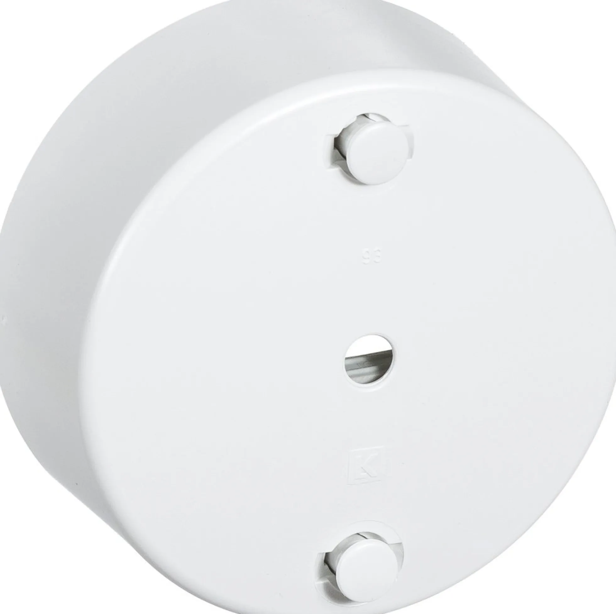 LK – Clips-roset Ø80 med 3 dobbelte klemmer (uden jord)