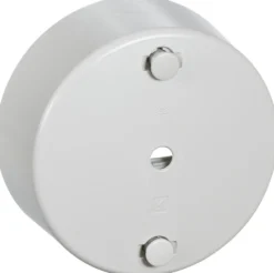 LK – Clips-roset Ø80 med 5 dobbelte klemmer (med jord)