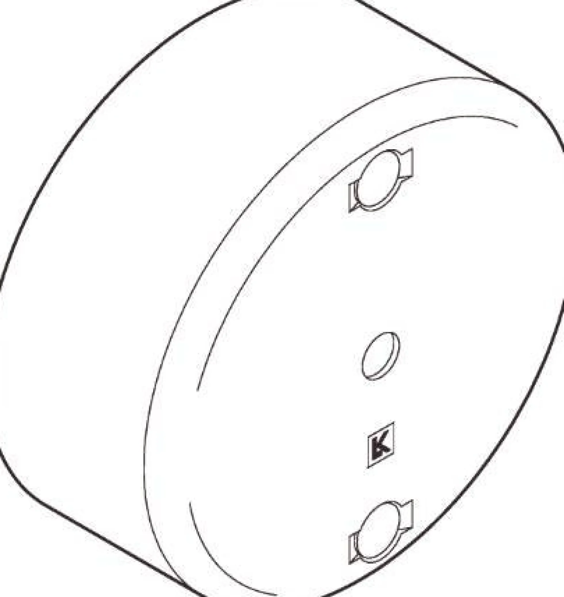 LK – Clips-roset Ø80 med 5 dobbelte klemmer (med jord)