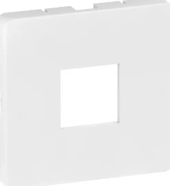 LK FUGA® – Afdækning til dataudtag og teleudtag med 1 stk. modular jack (6P6C), 1 modul