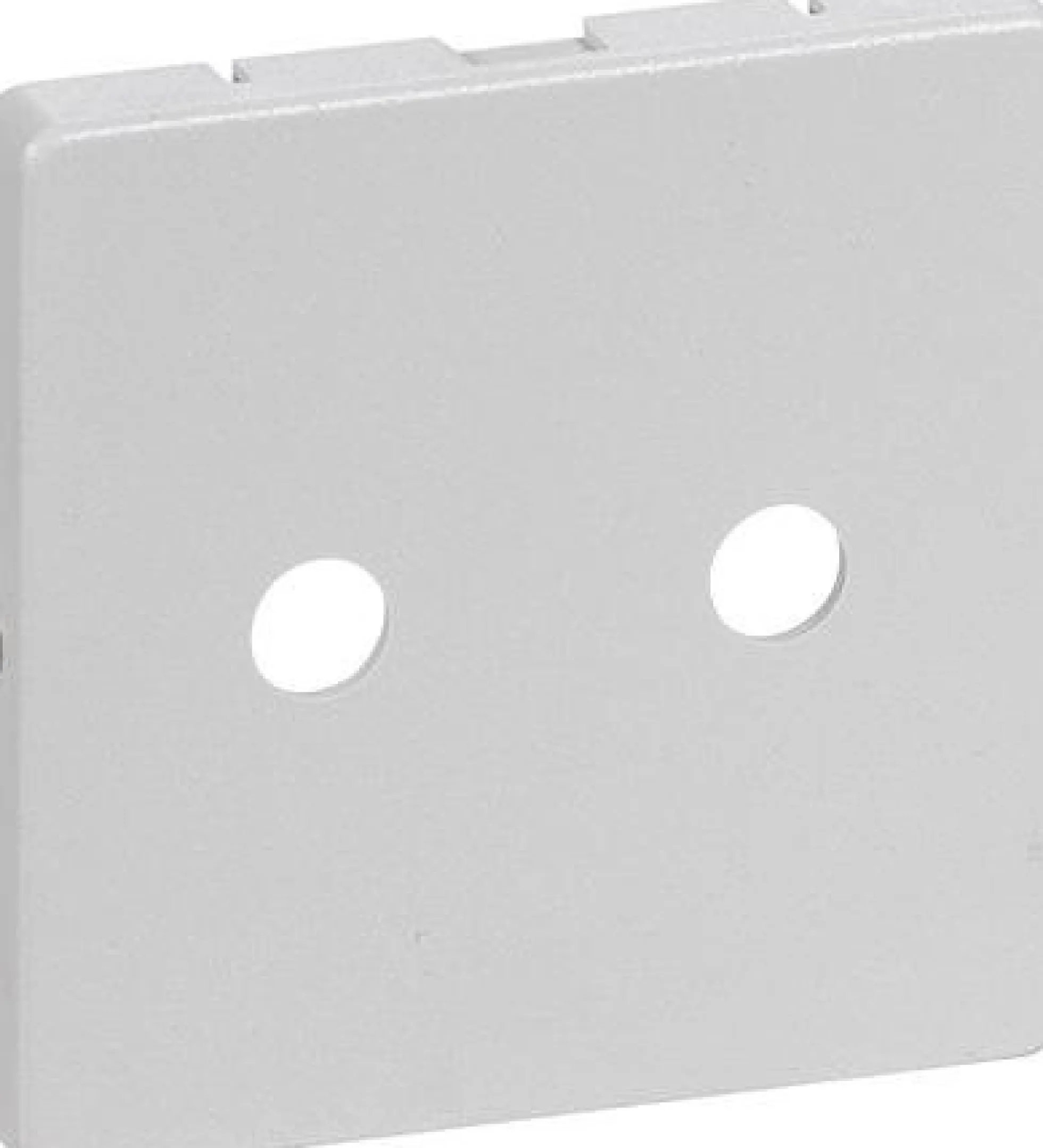 LK FUGA® – Afdækning til stikkontakt uden jord (gammel type uden krave), 1 modul