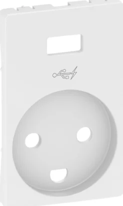 LK FUGA® – Afdækning til stikkontakt med jord og USB-lader, 1½ modul