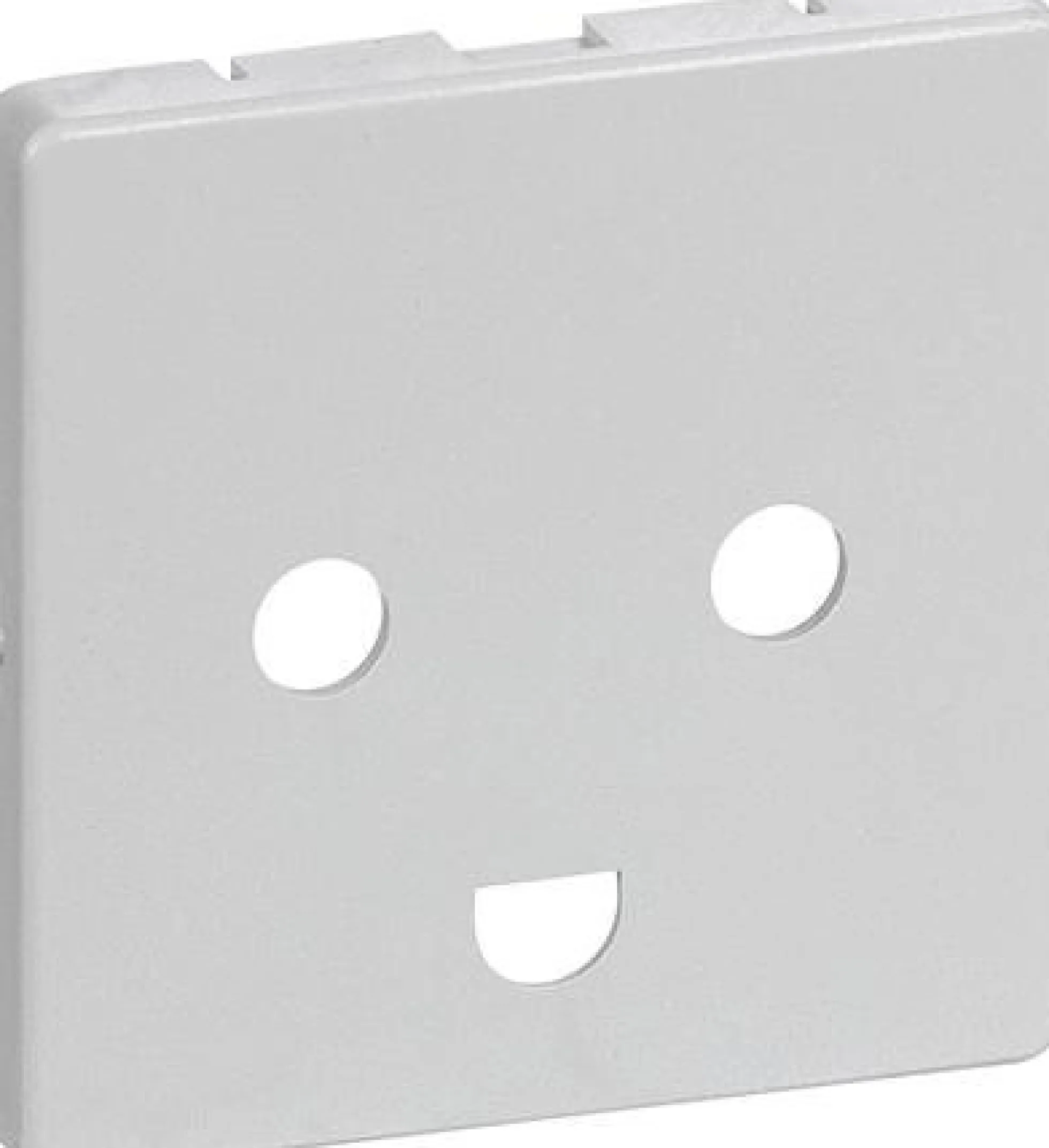 LK FUGA® – Afdækning til stikkontakt med jord (gammel type uden krave), 1 modul