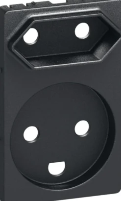 LK FUGA® – Afdækning til stikkontakt med jord og Europlug udtag, 1½ modul
