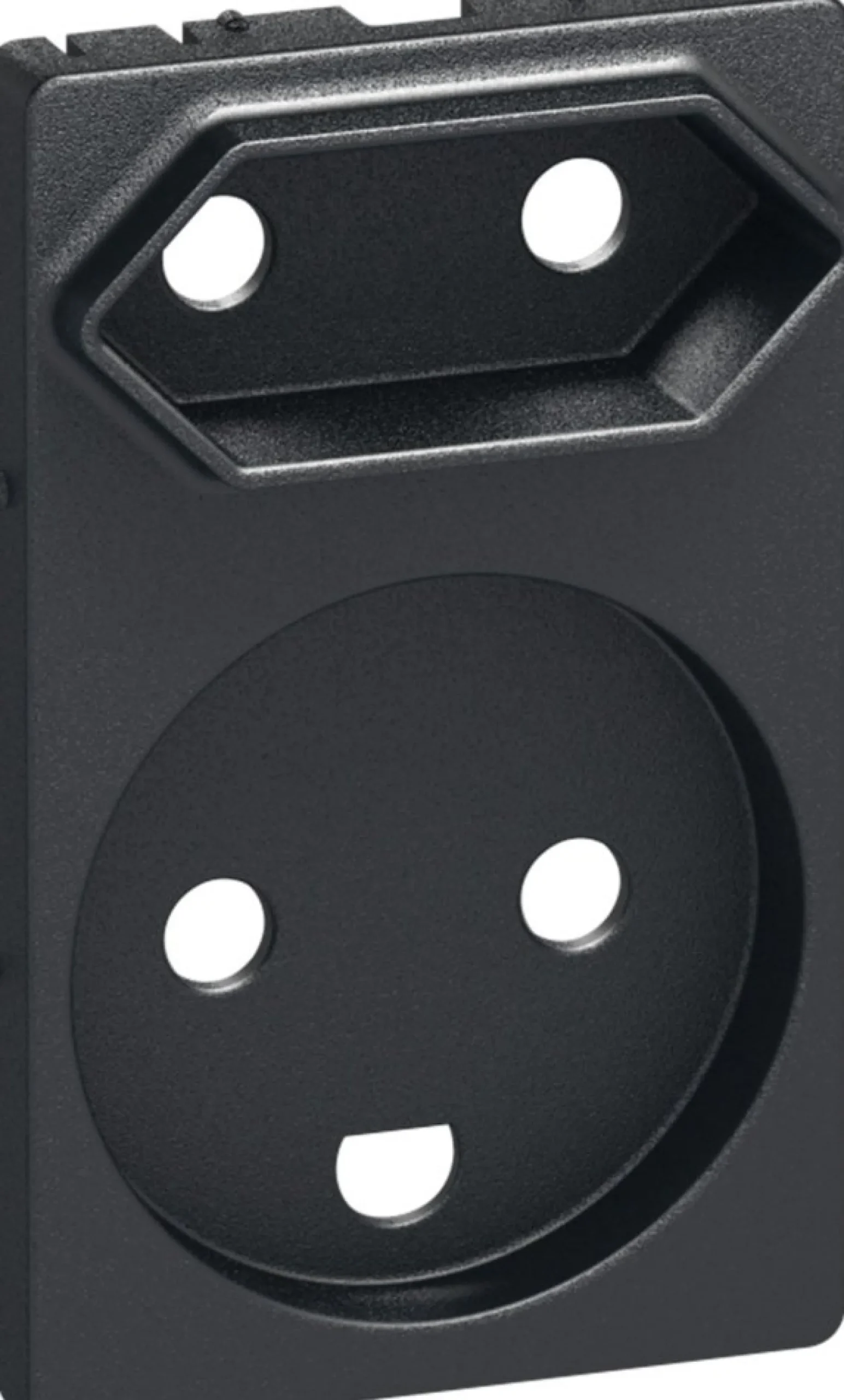 LK FUGA® – Afdækning til stikkontakt med jord og Europlug udtag, 1½ modul