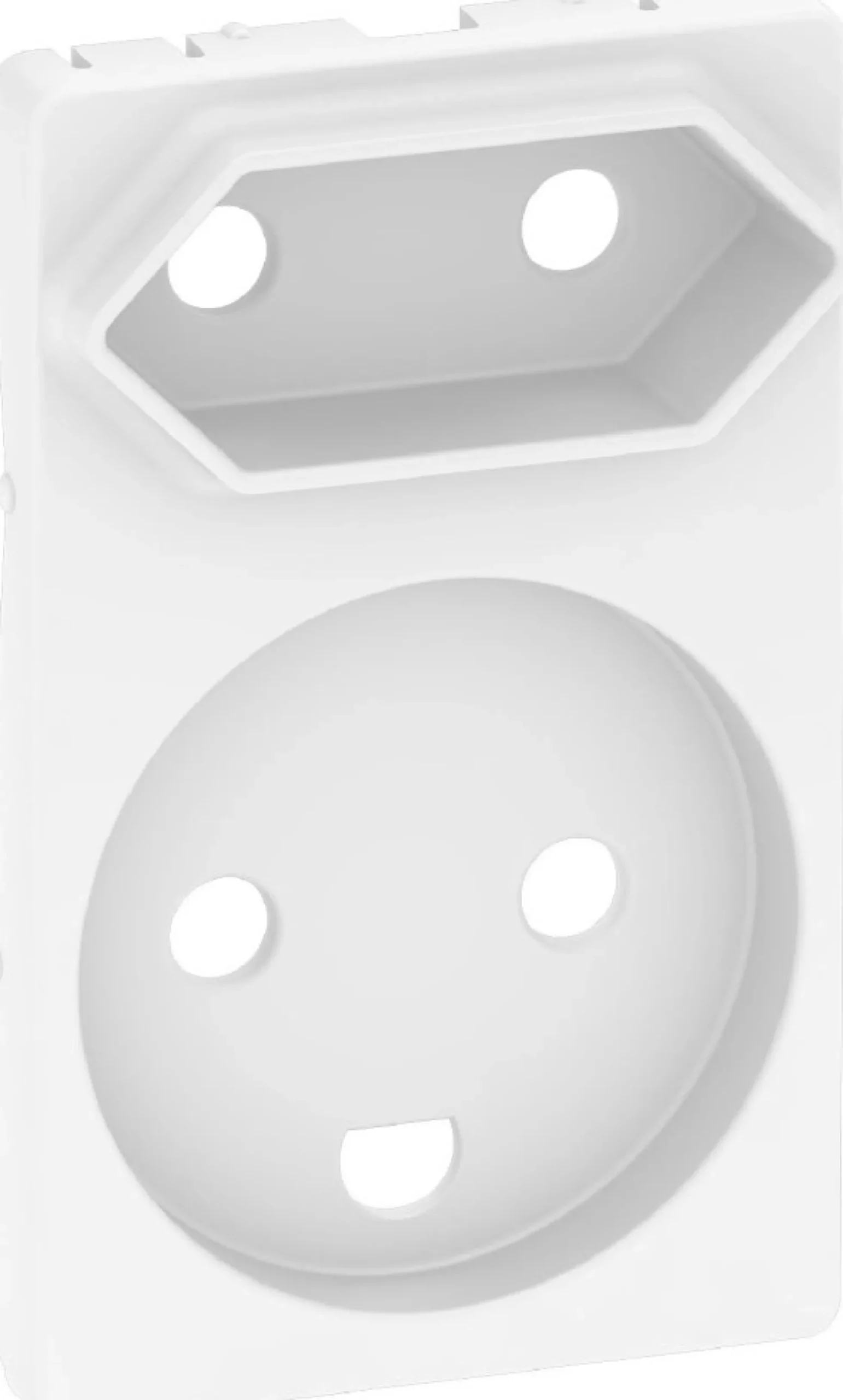 LK FUGA® – Afdækning til stikkontakt med jord og Europlug udtag, 1½ modul
