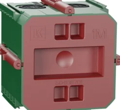 LK FUGA® – AIR indmuringsdåse (lufttæt), 1 modul, grøn