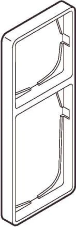 LK FUGA® – Baseline 50 ramme, 2½ modul