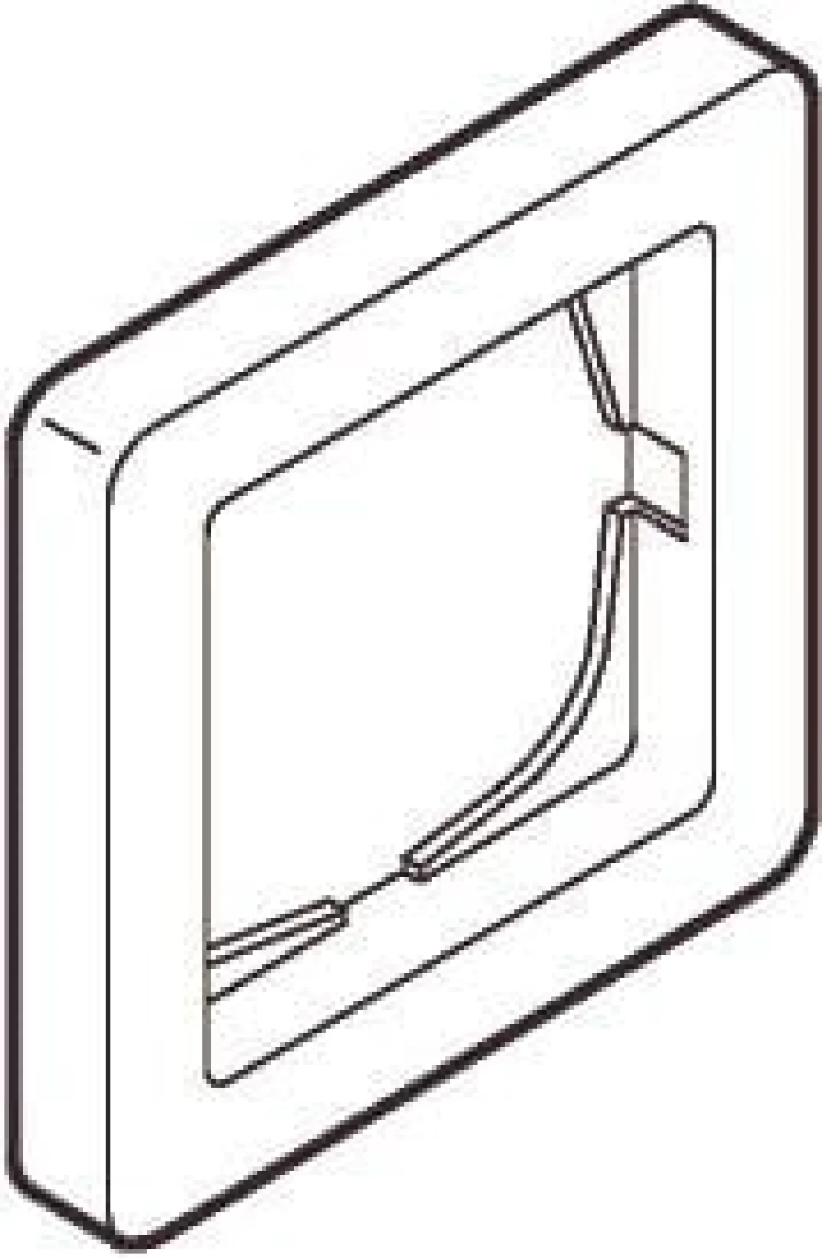 LK FUGA® – Baseline 63 ramme, 1 modul