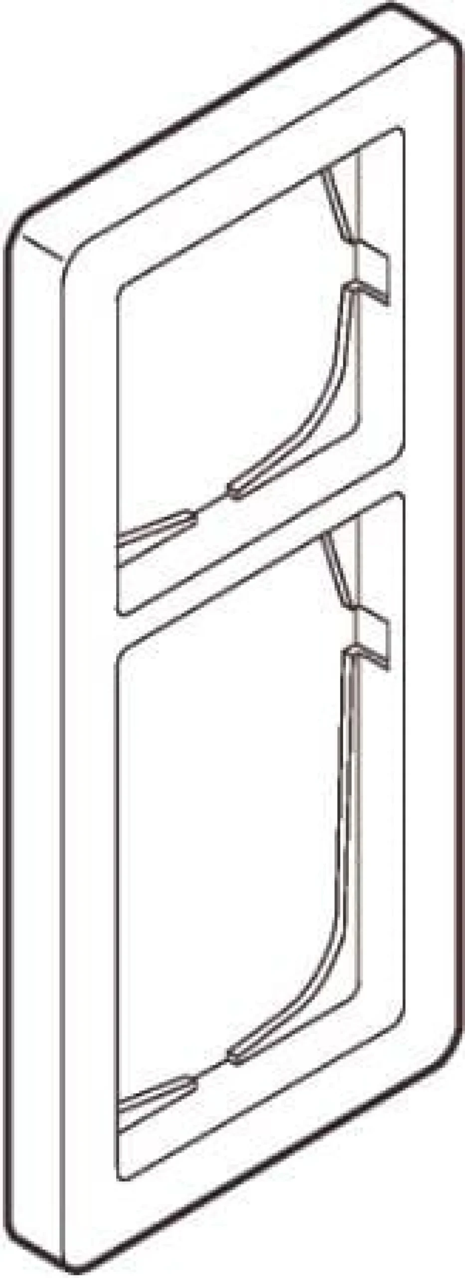 LK FUGA® – Baseline 63 ramme, 2½ modul
