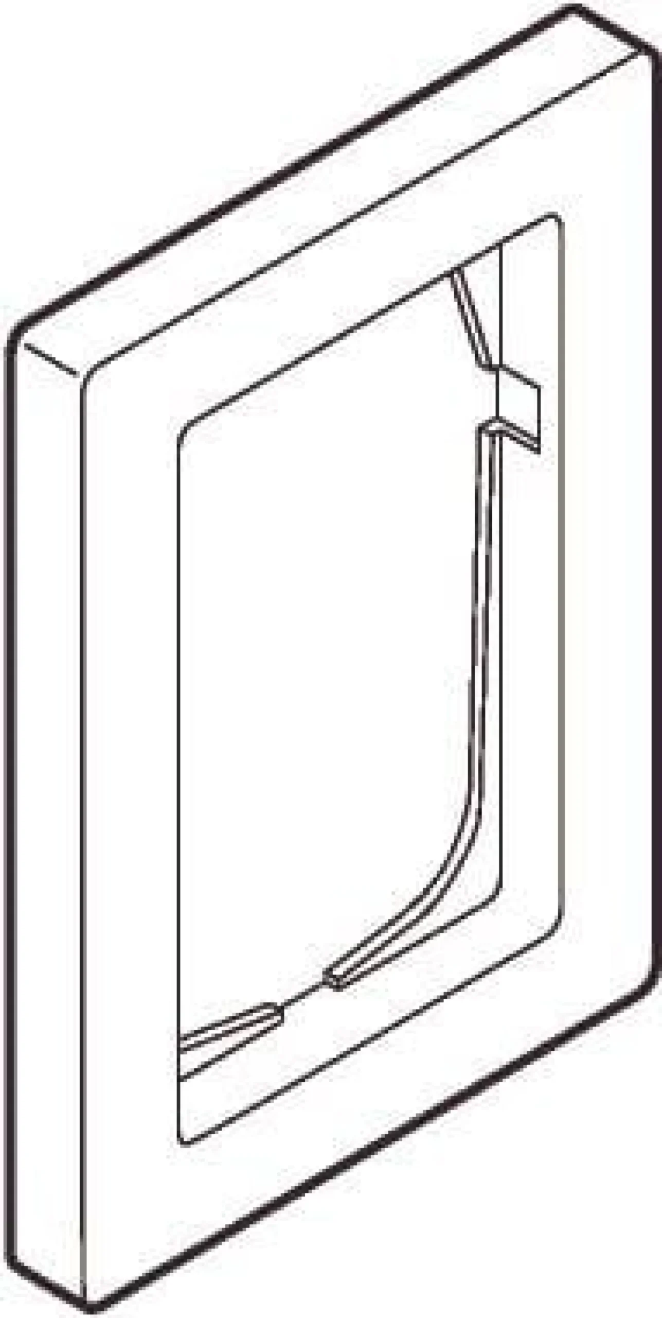 LK FUGA® – Baseline 68 symmetrisk ramme, 1½ modul