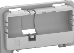 LK FUGA® – Blænddæksel med vendbart tekstfelt til 1½ modul Design eller Slim design ramme, ½ modul