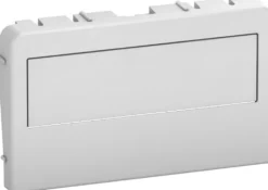 LK FUGA® – Blænddæksel med vendbart tekstfelt til 1½ modul Design eller Slim design ramme, ½ modul