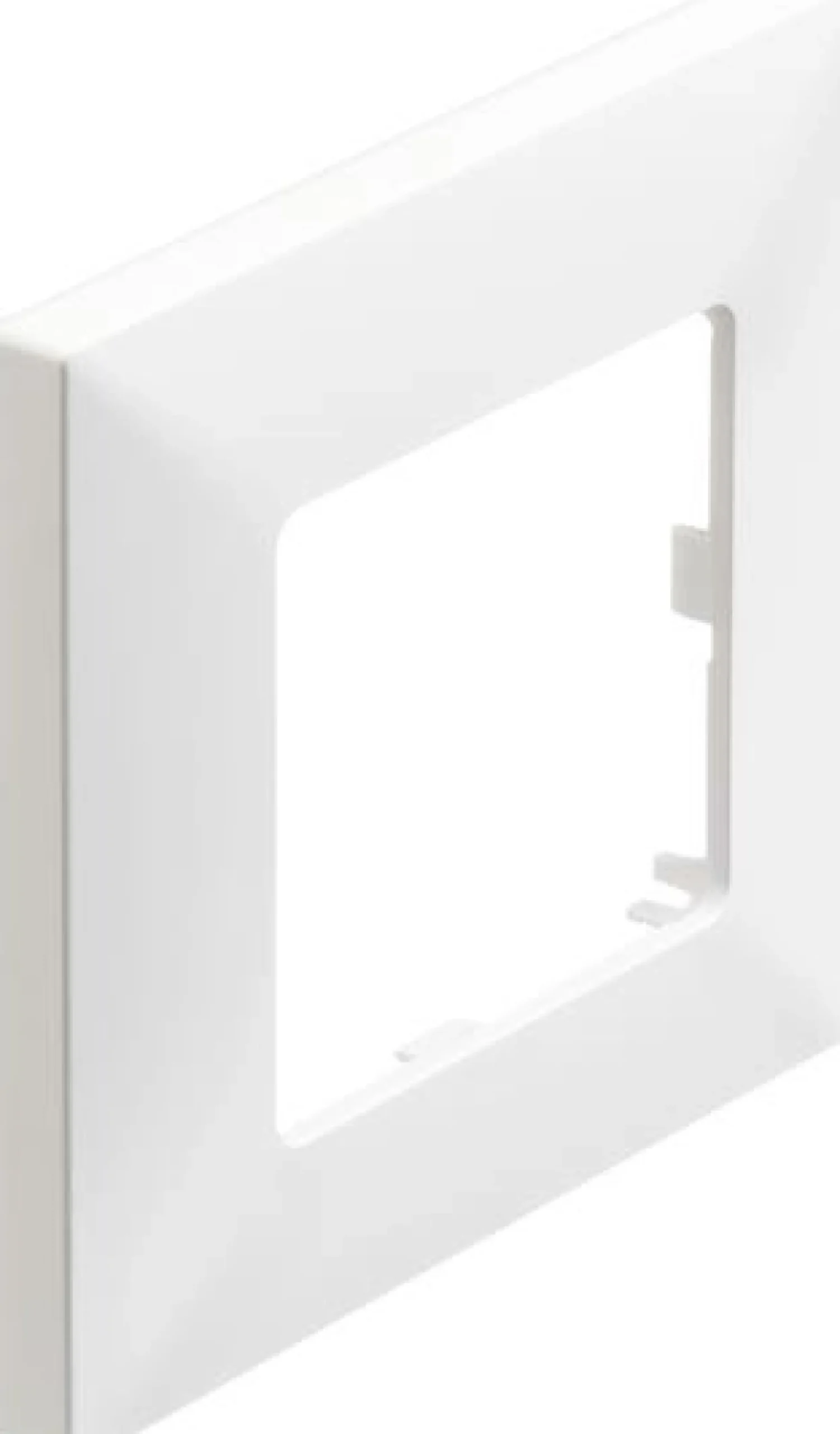 LK FUGA®, CE60 ramme til europadåse, 1 modul – Lauritz Knudsen