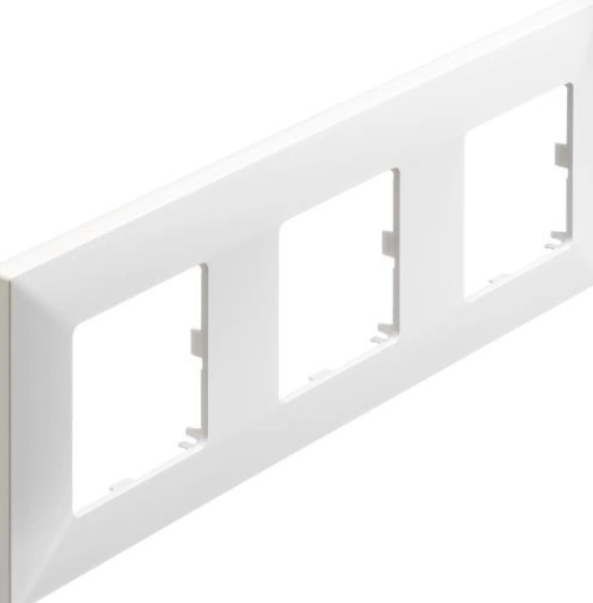 LK FUGA®, CE60 ramme til europadåse, 3 modul – Lauritz Knudsen