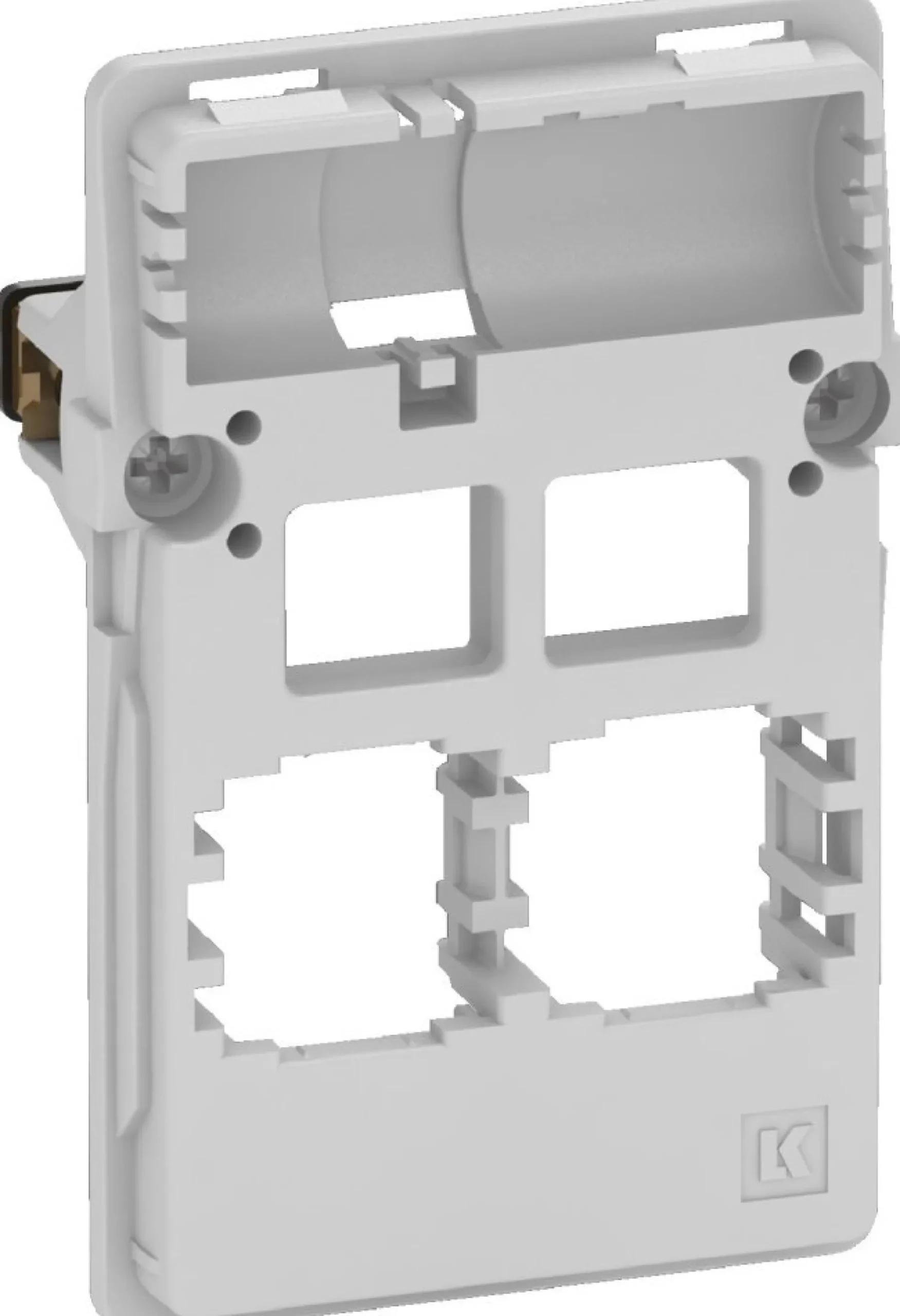 LK FUGA® – Dataudtag til 1-2 stk. Actassi konnektorer, 1½ modul