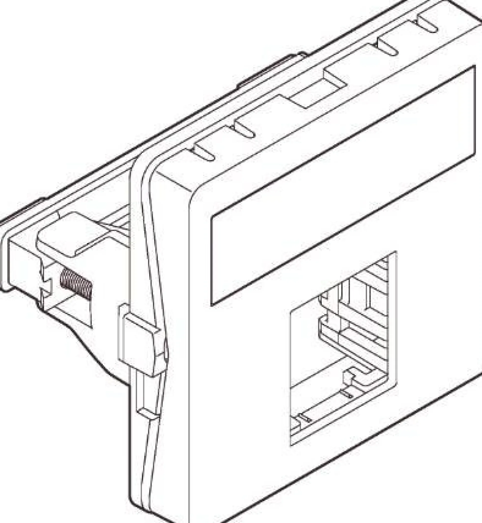 LK FUGA® – Dataudtag til 1 stk. Actassi konnektor, 1 modul