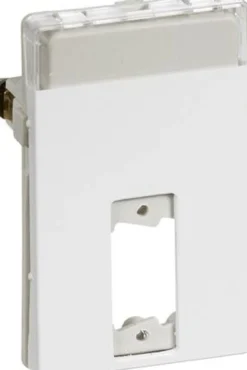 LK FUGA® – Dataudtag til 1 stk. D-sub konnektor størrelse DE (f.eks. 9-pol serial port eller 15-pol VGA), 1½ modul