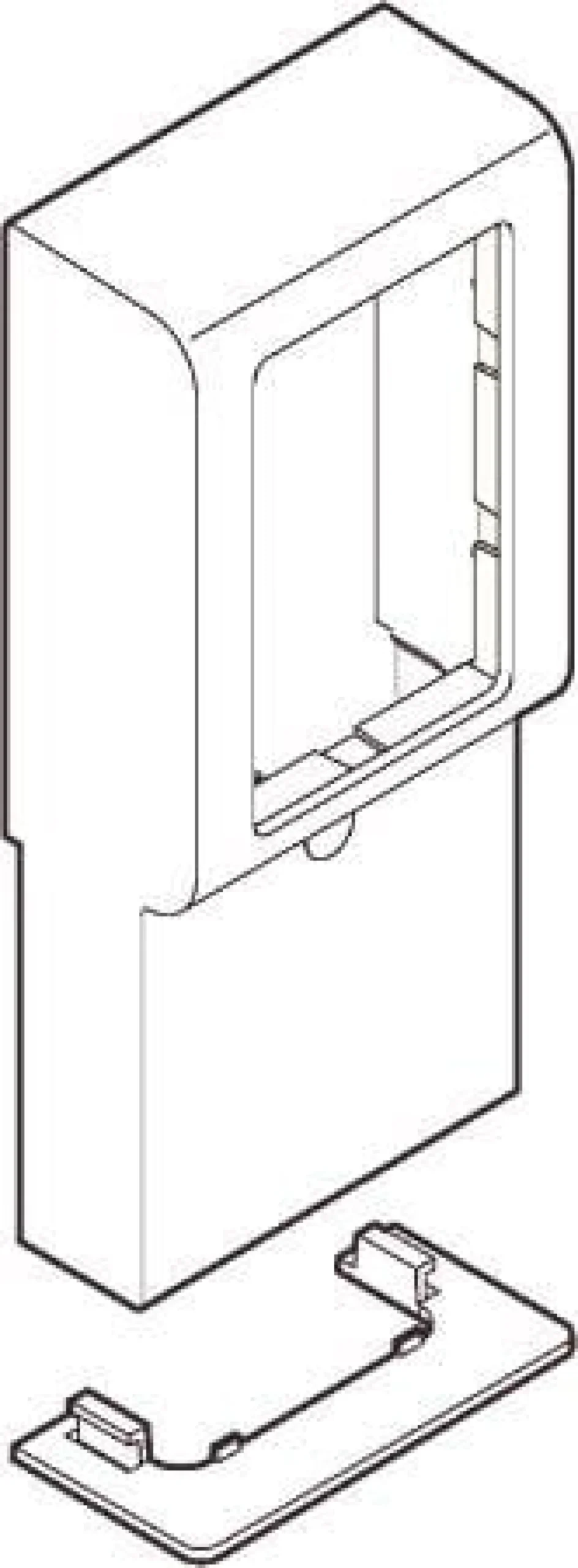 LK FUGA® – Dæksel til Softline panelunderlag (reservedel), 1½ modul
