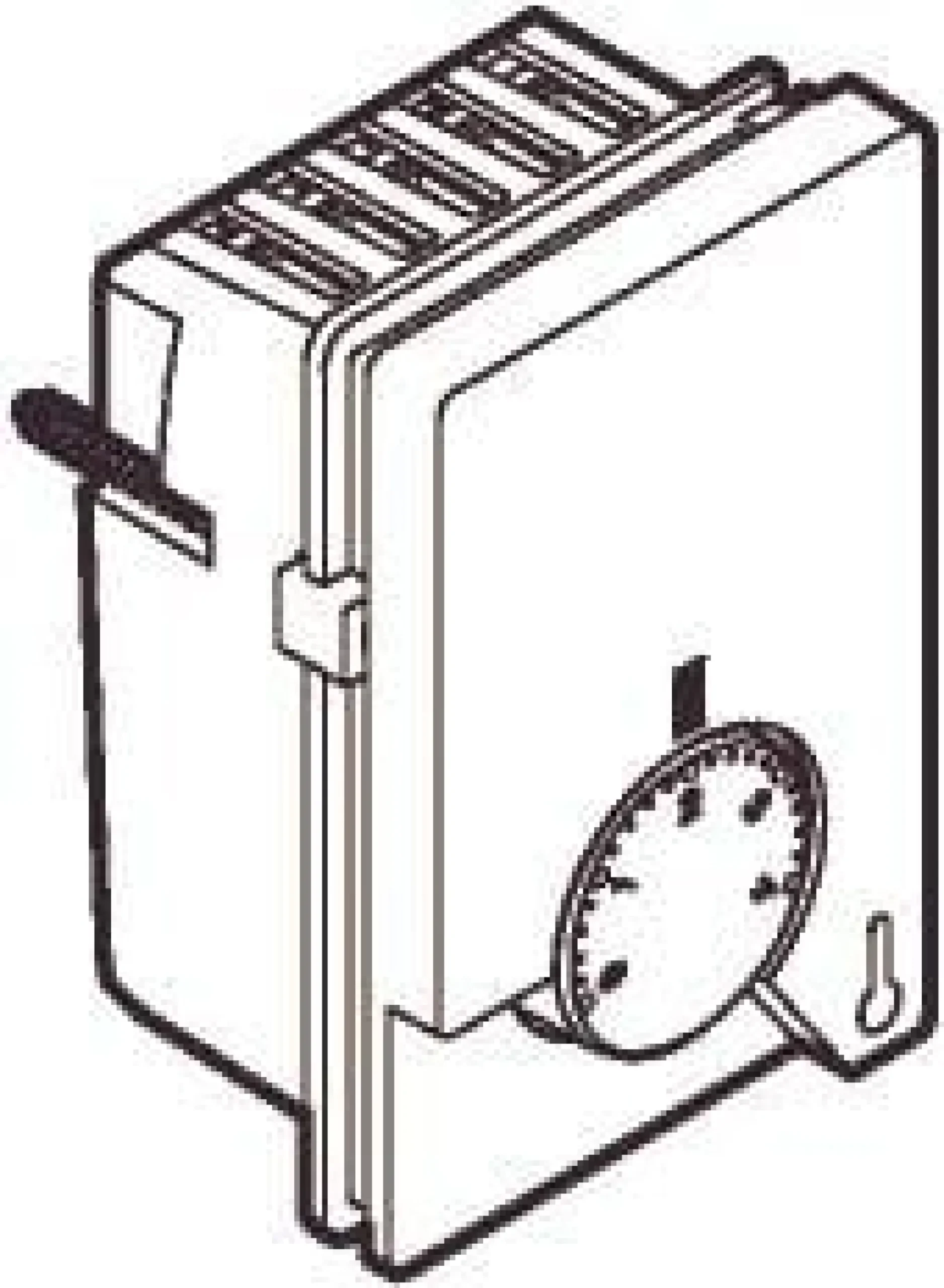 LK FUGA® – Gulvvarmetermostat med natsænkning og gulvføler, 230Vac / 50Hz, 1½ modul