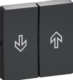LK FUGA® – Halvtangent-sæt til 16A jalousi afbryder, 1 modul