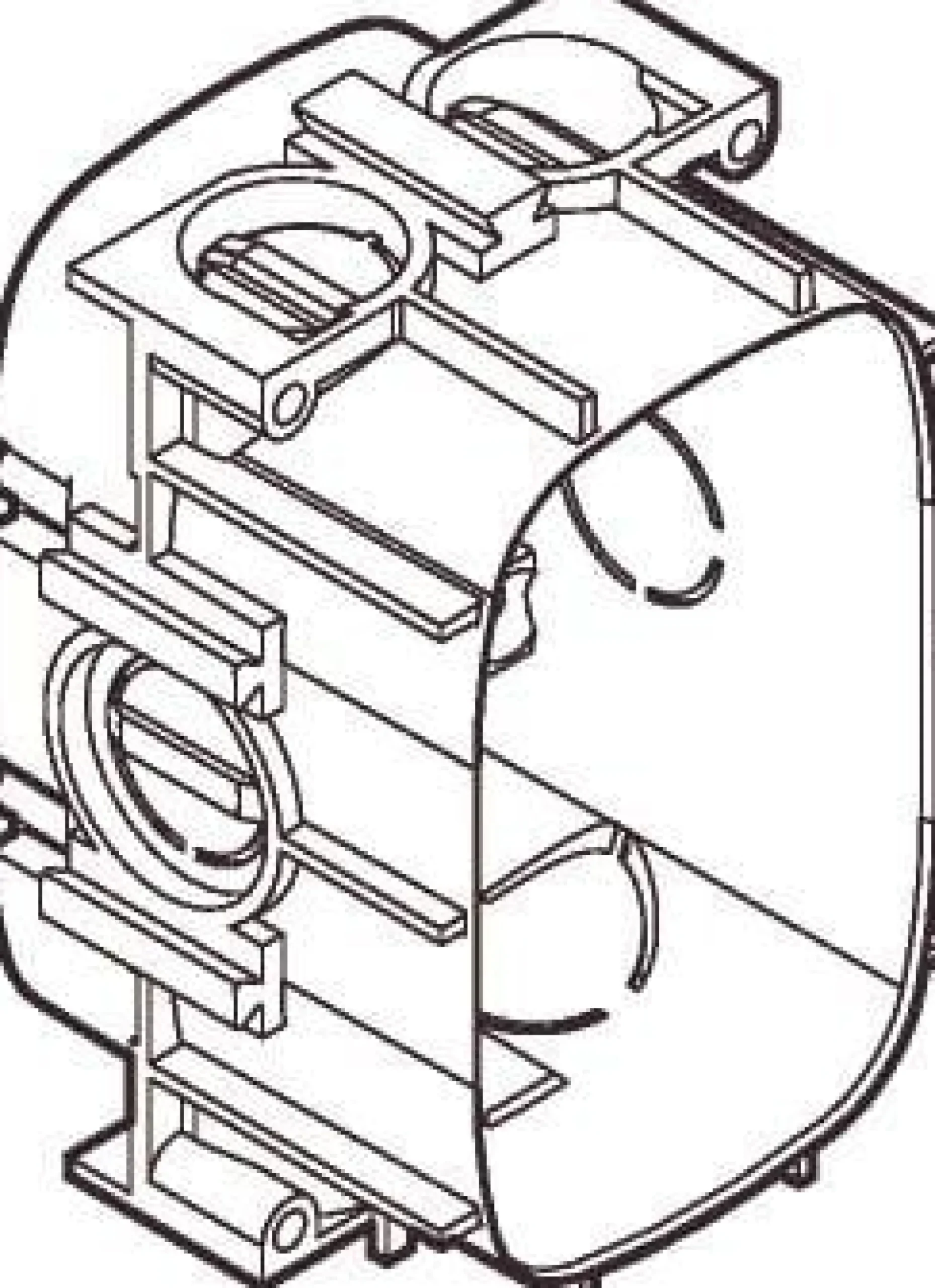 LK FUGA® – Indmuringsdåse med ekstra dybde (49 mm), 1½ modul, grøn