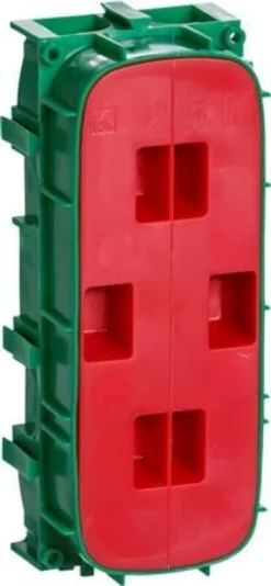 LK FUGA® – Indmuringsdåse, 2½ modul, grøn