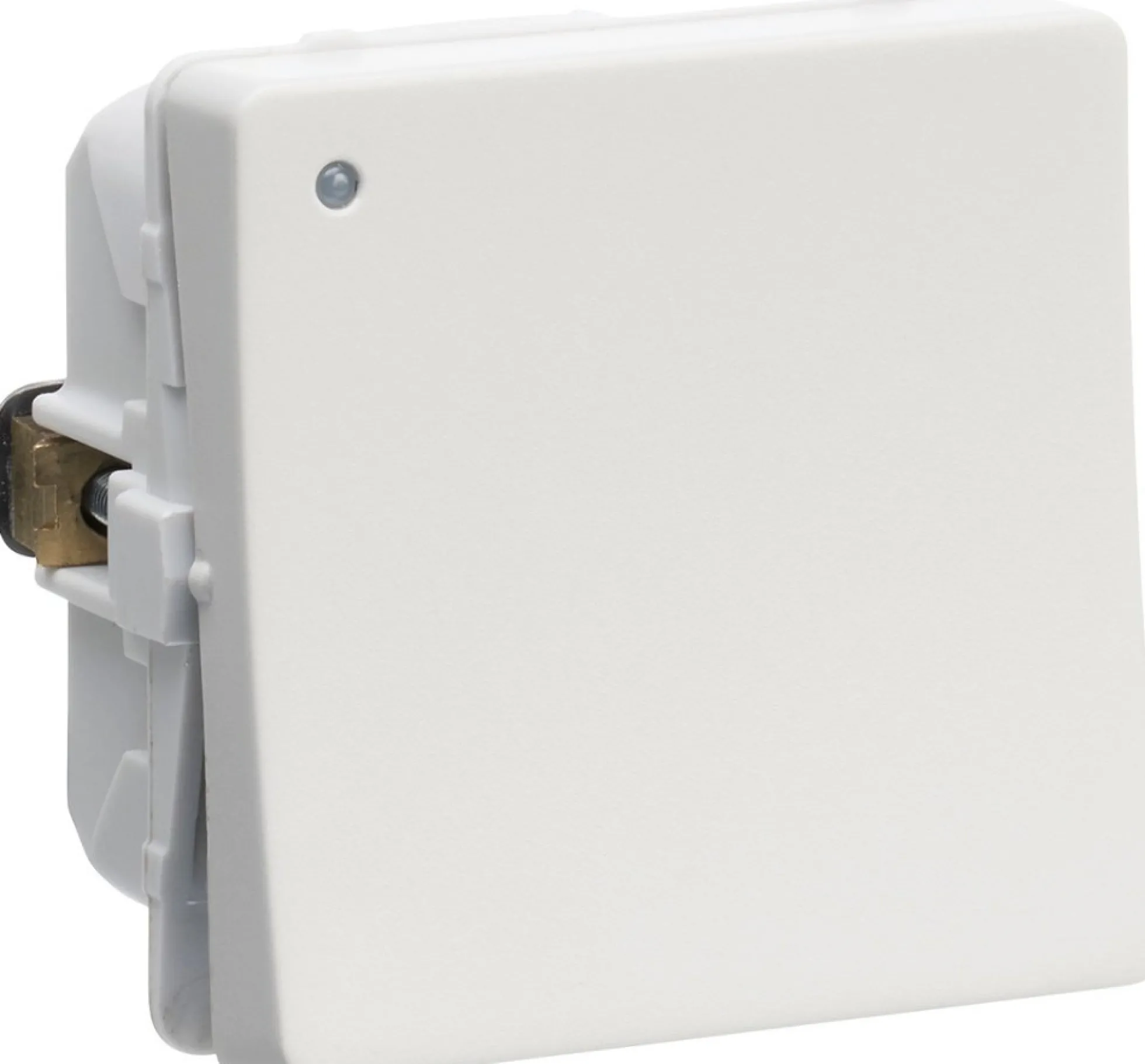LK FUGA® – Korrespondance afbryder med 2 sløjfeklemmer og lille LED lampe, 1 modul